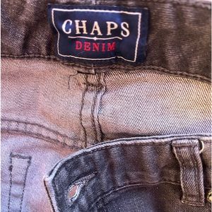 chaps gray jeans